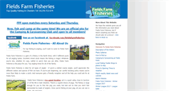 Desktop Screenshot of fieldsfarmfisheries.co.uk